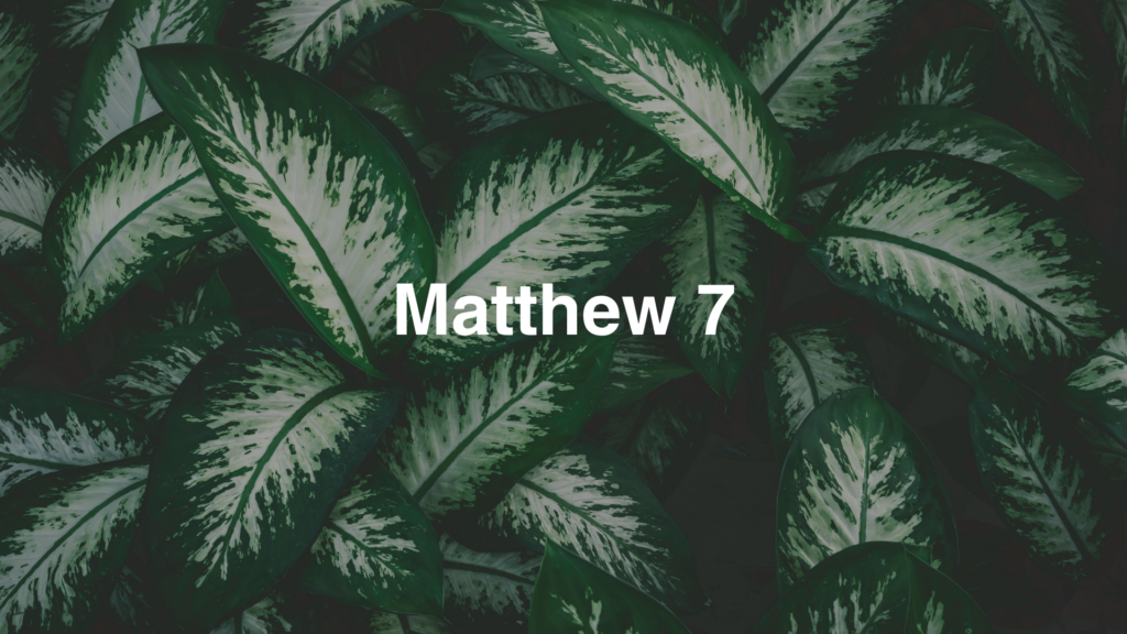 Matthew 7